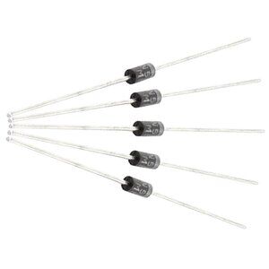 5 Pcs Onsemi 1N5817 Diode 1A 20V Schottky Rectifier New